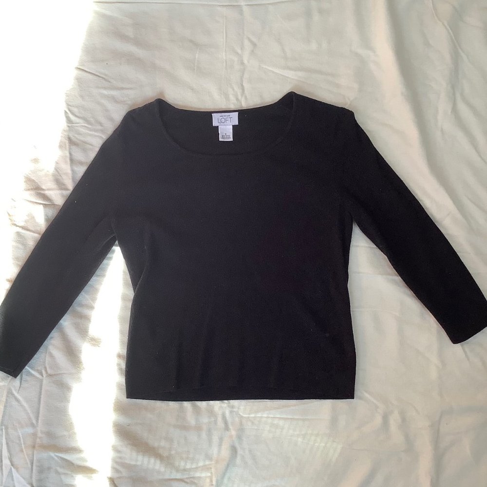 LOFT Black Sweater